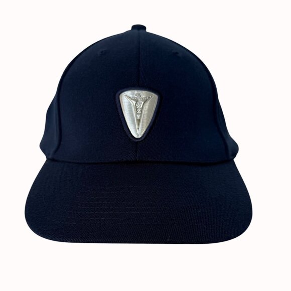 Nike EZW Emblem Baseball Cap Navy Hat Silver Spellout Unisex Adult New Gift - Picture 1 of 14